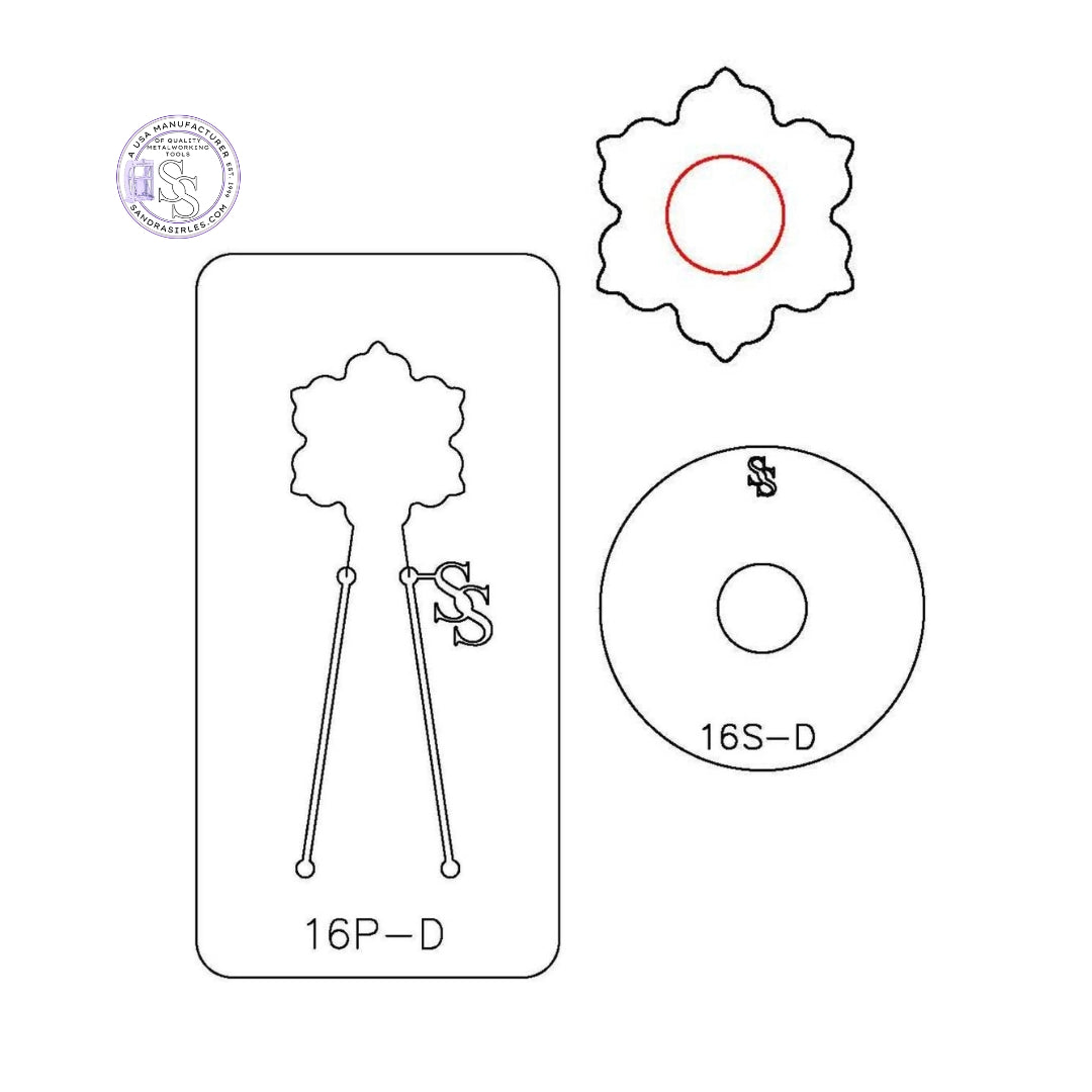 S&P DUOS: SILHOUETTE & PANCAKE DIE DUO: 16S-D, 16P-D FLOWER